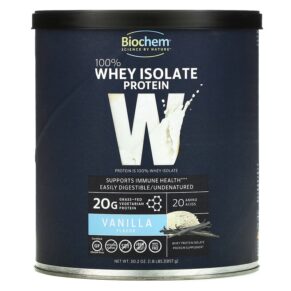 Thực phẩm chức năng Biochem 100% Whey Isolate Protein Vanilla 30.2 oz (857 g) 015794020110