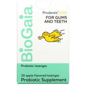 Thực phẩm chức năng BioGaia Kids Prodentis For Gums And Teeth Apple 30 Lozenges 602359460384