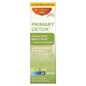 Thực phẩm chức năng Bioray Inc. Primary Detox Heavy Duty Detox Tonic Alcohol Free 2 fl oz (60 ml) 646858160048