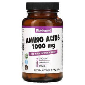 Thực phẩm chức năng Bluebonnet Nutrition Amino Acids 1.000 mg 90 Caplets 743715015807