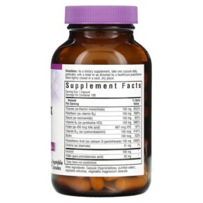 Bluebonnet Nutrition B-Complex 100 100 Vegetable Capsules 3 Thực phẩm bổ sung Bluebonnet Nutrition B-Complex 100 100 Vegetable Capsules 743715004184