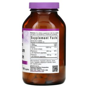 Thực phẩm bổ sung Bluebonnet Nutrition Calcium Magnesium Potassium 180 Caplets 743715007116