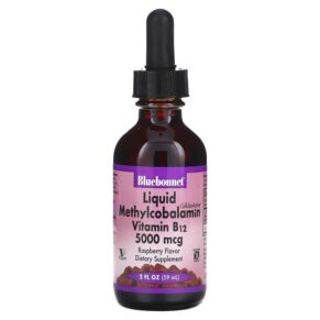 Thực phẩm chức năng Bluebonnet Nutrition CellularActive Liquid Methylcobalamin Vitamin B12 Raspberry 5.000 mcg 2 fl oz (59 ml) 743715004443