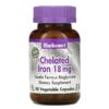 Thực phẩm chức năng Bluebonnet Nutrition Chelated Iron 18 mg 90 Vegetable Capsules 743715007260