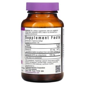 Bluebonnet Nutrition CoQ10 100 mg 120 Vegetarian Softgels 3 Thực phẩm bổ sung Bluebonnet Nutrition CoQ10 100 mg 120 Vegetarian Softgels 743715008113