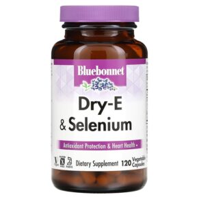 Thực phẩm chức năng Bluebonnet Nutrition Dry-E & Selenium 120 Vegetable Capsules 743715006324