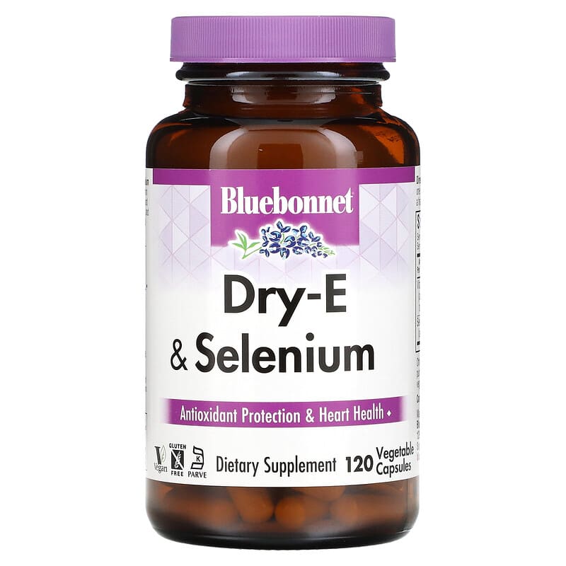 Bluebonnet Nutrition Dry-E & Selenium 120 Vegetable Capsules 8 Thực phẩm chức năng Bluebonnet Nutrition Dry-E & Selenium 120 Vegetable Capsules 743715006324