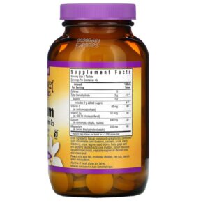 Thực phẩm bổ sung Bluebonnet Nutrition EarthSweet Chewables Calcium Magnesium & Vitamin D3 Orange Vanilla 90 Chewable Tablets 743715007437