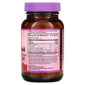 Thực phẩm bổ sung Bluebonnet Nutrition EarthSweet Chewables Vitamin B-12 & Folic Acid Raspberry 180 Chewable Tablets 743715004351