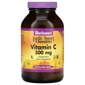 Thực phẩm chức năng Bluebonnet Nutrition EarthSweet Chewables Vitamin C Orange 500 mg 90 Chewable Tablets 743715005051