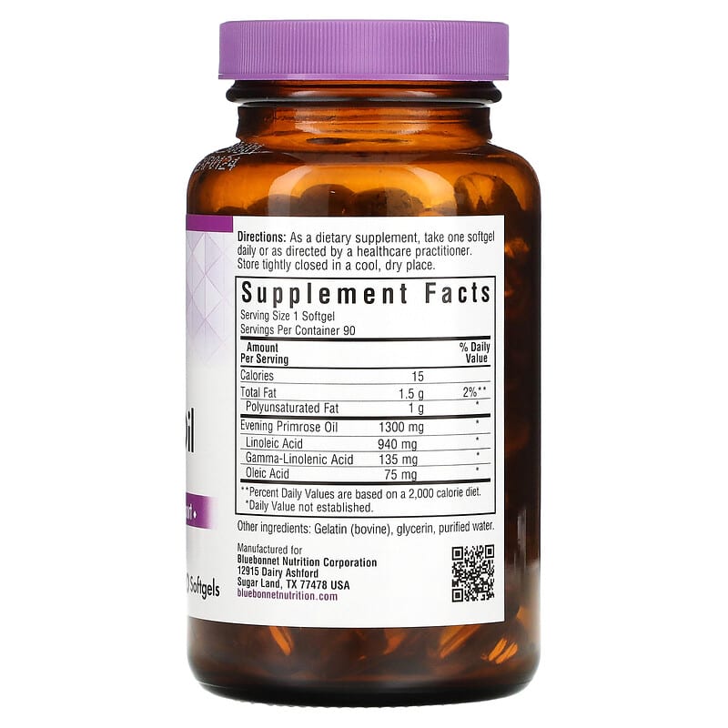 Bluebonnet Nutrition Evening Primrose Oil 90 Softgels 2 Thực phẩm bổ sung Bluebonnet Nutrition Evening Primrose Oil 90 Softgels 743715009295