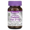 Thực phẩm chức năng Bluebonnet Nutrition Extra Strength Chelated Iron 27 mg 90 Vegetable Capsules 743715006706