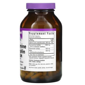 Thực phẩm bổ sung Bluebonnet Nutrition Glucosamine Chondroitin Plus MSM 180 Vegetable Capsules 743715011212