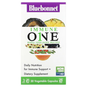 Thực phẩm chức năng Bluebonnet Nutrition Immune One Whole Food-Based Multiple 30 Vegetable Capsules 743715001930