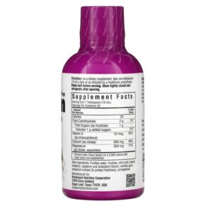 Thực phẩm bổ sung Bluebonnet Nutrition Liquid Calcium Magnesium Citrate & Vitamin D3 Mixed Berry 16 fl oz (473 ml) 743715006966