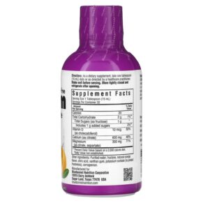 Thực phẩm bổ sung Bluebonnet Nutrition Liquid Calcium Magnesium Citrate & Vitamin D3 Orange 16 fl oz (473 ml) 743715006904