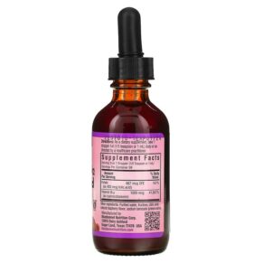 Thực phẩm bổ sung Bluebonnet Nutrition Liquid Vitamin B-12 & Folic Acid Raspberry 2 fl oz (59 ml) 743715004337
