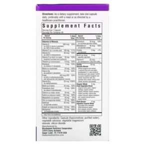 Thực phẩm bổ sung Bluebonnet Nutrition Mens One Whole Food- Based Multiple 40+ 60 Vegetable Capsules 743715001596