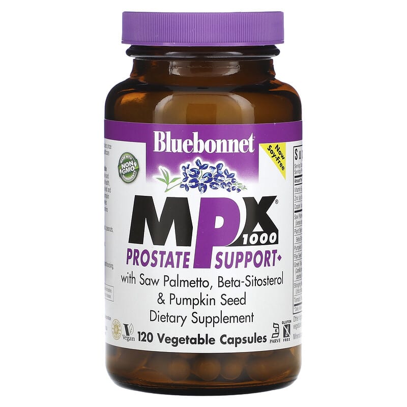 Bluebonnet Nutrition MPX 1000 Prostate Support 120 Vegetable Capsules 8 Thực phẩm chức năng Bluebonnet Nutrition MPX 1000 Prostate Support 120 Vegetable Capsules 743715011281