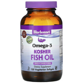 Thực phẩm chức năng Bluebonnet Nutrition Omega-3 Kosher Fish Oil 120 Vegetarian Softgels 743715009790