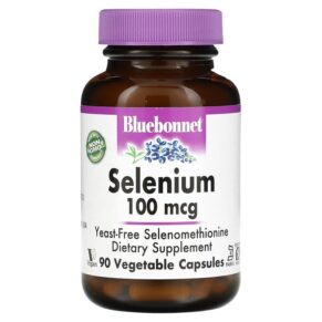 Thực phẩm chức năng Bluebonnet Nutrition Selenium 100 mcg 90 Vegetable Capsules 743715007390