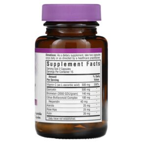 Thực phẩm bổ sung Bluebonnet Nutrition Super Quercetin 30 Vegetable Capsules 743715005501