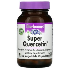 Thực phẩm chức năng Bluebonnet Nutrition Super Quercetin 60 Vegetable Capsules 743715005525