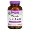 Thực phẩm chức năng Bluebonnet Nutrition Vitamin C D3 & Zinc 100 Vegetable Capsules 743715005570