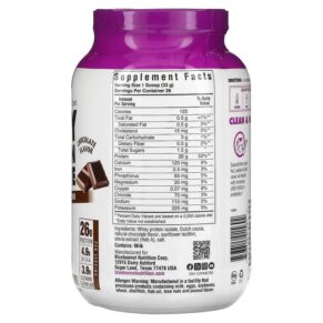 Thực phẩm bổ sung Bluebonnet Nutrition Whey Protein Isolate Chocolate 2 lbs (924 g) 743715015692