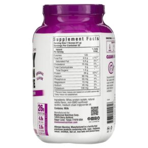 Thực phẩm bổ sung Bluebonnet Nutrition Whey Protein Isolate Original 2.2 lbs (992 g) 743715015616