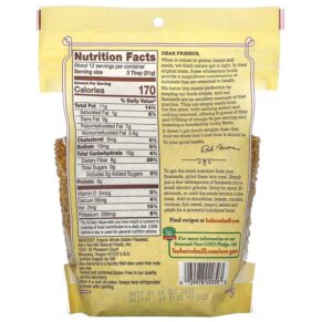 Thực phẩm bổ sung Bob's Red Mill Organic Whole Golden Flaxseed 13 oz (368 g) 039978029393