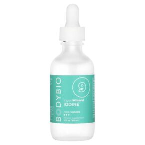 Thực phẩm chức năng BodyBio 9 Liquid Mineral Iodine 2 fl oz (60 ml) 743474220191
