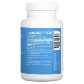 Thực phẩm bổ sung BodyBio Fish Oil 120 Non-GMO Softgels 743474993958