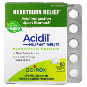Thực phẩm chức năng Boiron Acidil Acid Indigestion Unflavored 60 Meltaway Tablets 306962608606