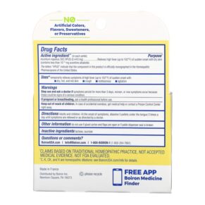 Thực phẩm bổ sung Boiron Aconitum Fever Relief Meltaway Pellets 30C 3 Tubes 80 Pellets Each 306969003541