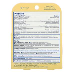 Thực phẩm bổ sung Boiron Chestal Meltaway Pellets Cough & Mucus Relief 2 Tubes Approx. 80 Pellets Each 306969065426