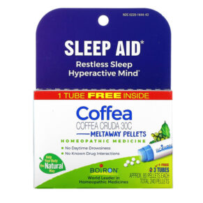 Thực phẩm chức năng Boiron Coffea Sleep Aid Meltaway Pellets 30 C 3 Tubes 80 Pellets Each 306969094433