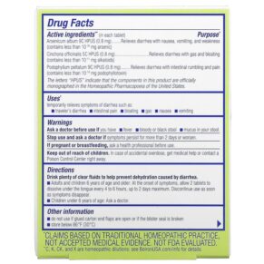 Thực phẩm bổ sung Boiron Diaralia Diarrhea Relief Unflavored 60 Meltaway Tablets 306969095041
