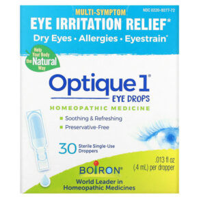 Thực phẩm chức năng Boiron Optique 1 Eye Irritation Relief Eye Drops 30 Sterile Single-Use Droppers 0.013 fl oz (0.4 ml) Each 306969277720