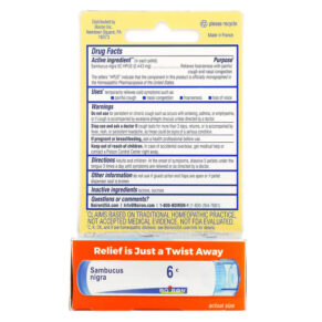 Boiron Sambucus Cough & Cold Relief Meltaway Pellets Approx. 80 Pellets 3 Thực phẩm bổ sung Boiron Sambucus Cough & Cold Relief Meltaway Pellets Approx. 80 Pellets 306969456552