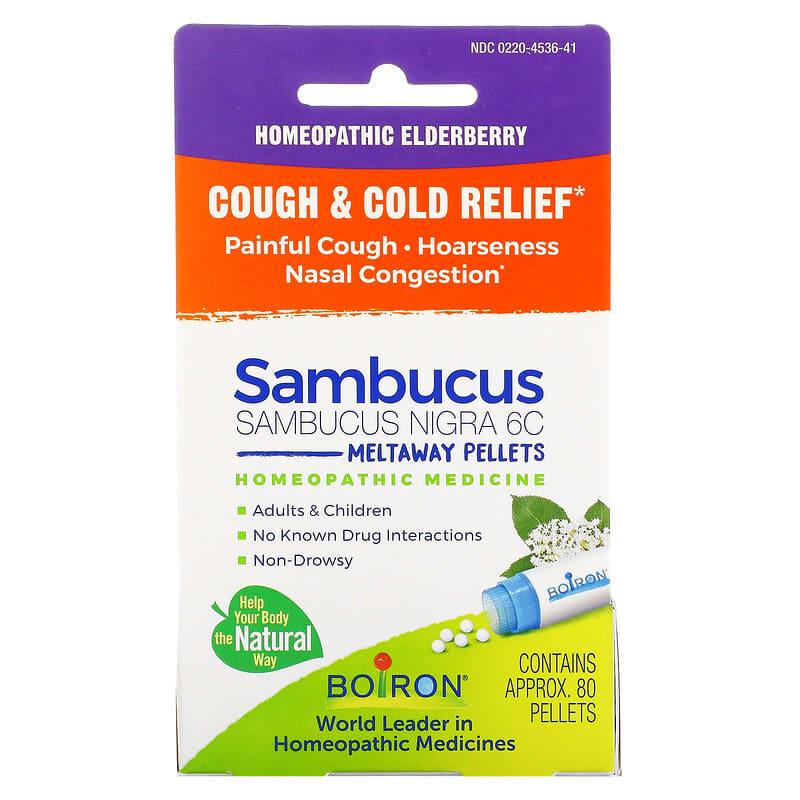 Boiron Sambucus Cough & Cold Relief Meltaway Pellets Approx. 80 Pellets 8 Thực phẩm chức năng Boiron Sambucus Cough & Cold Relief Meltaway Pellets Approx. 80 Pellets 306969456552