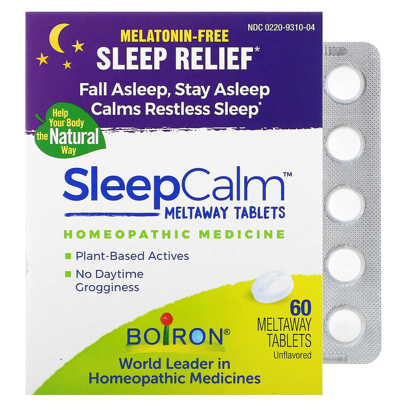 Boiron Sleep Calm Meltaway Tablets Unflavored 60 Meltaway Tablets 8 Thực phẩm chức năng Boiron Sleep Calm Meltaway Tablets Unflavored 60 Meltaway Tablets 306969310045