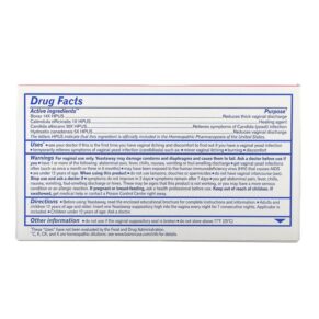 Thực phẩm bổ sung Boiron Yeastaway Yeast Infection Relief 7 Vaginal Suppositories 306969716984