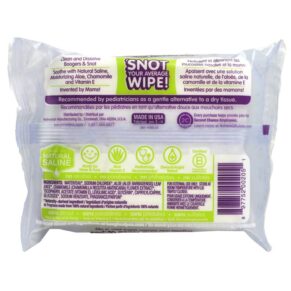 Thực phẩm bổ sung Boogie Wipes Gentle Saline Nose Wipes Lavender Scent 30 Wipes 897752002051
