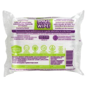 Thực phẩm bổ sung Boogie Wipes Gentle Saline Nose Wipes Unscented 30 Wipes 897752002211