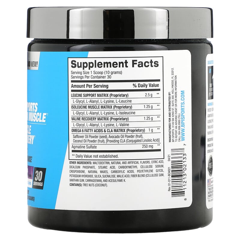 BPI Sports Best BCAA The Original Grape 10.58 oz (300 g) 2 Thực phẩm bổ sung BPI Sports Best BCAA The Original Grape 10.58 oz (300 g) 811213021337