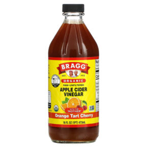 Thực phẩm chức năng Bragg Organic Apple Cider Vinegar Raw-Unfiltered Orange Tart Cherry 16 fl oz (473 ml) 074305015168