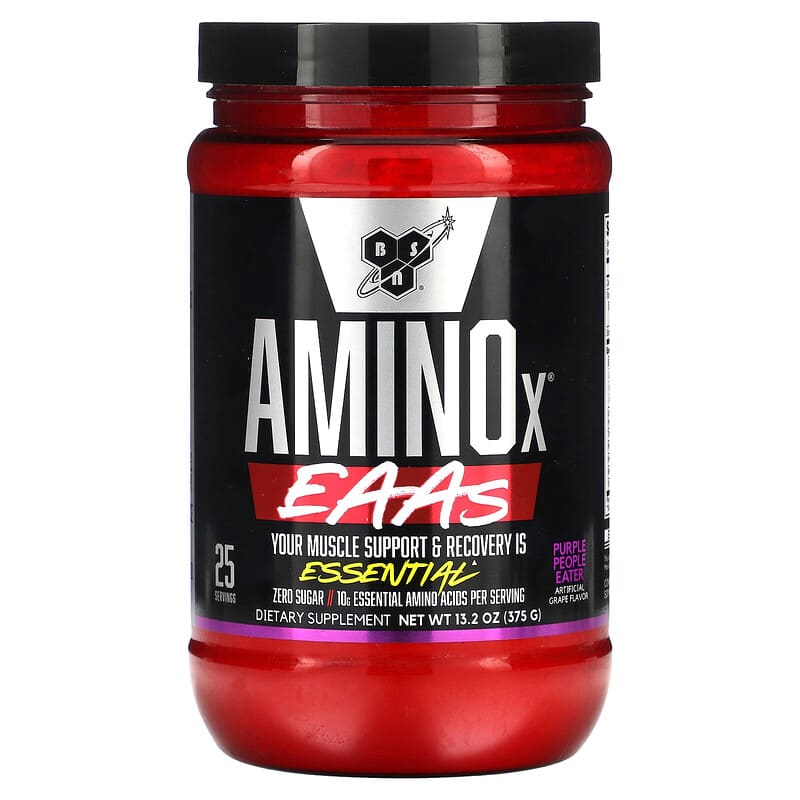 BSN Aminox EAAs Purple People Eater 13.2 oz (375 g) 8 Thực phẩm chức năng BSN Aminox EAAs Purple People Eater 13.2 oz (375 g) 834266010844