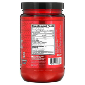Thực phẩm bổ sung BSN AminoX Endurance & Recovery Blue Raz 15.3 oz (435 g) 834266003389