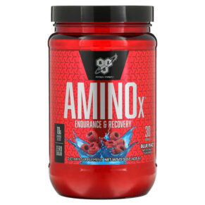 Thực phẩm chức năng BSN AminoX Endurance & Recovery Blue Raz 15.3 oz (435 g) 834266003389